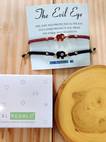 El Regalo 1 PC Evil Eye Bracelet - Designer Evil Eye Charms Handmade Unisex Adjustable Bracelets for All -Girls, Boys, Men & Women (Red Elephant Evil Eye)
