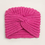 El Regalo 1 PC Baby Winter Unisex Knitted Turban Cap- Knit Warm Winter Caps for Babies/Toddlers/Infants - Girls & Boys (Pink)