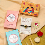 El Regalo 1PC Superhero Kids Marvel Theme Rakhi with Replacement Button for Brother- Kids Unisex Rakhi with Roli Chawal, Rakhi Message Card in Rakhi Gift Box for Little Bro (Batman Rakhi)