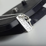 El Regalo "Strong Is Beautiful Fitness Gym Dumbbell Unisex Pendant Necklace for Boys/Men/Women/Girls
