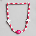 El Regalo 2 PCs Kids/Toddlers/Girls Wooden Beads Handmade Necklace & Bracelet Jewelry Sets (1 Necklace & 1 Bracelet) (Option-1)