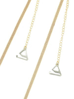 El Regalo Women Set Of 2 Gold-Toned Bra Straps