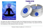 El Regalo Third Eye Chakra/Ajna Chakra Aromatherapy Candles Tin/Meditation Tin Candles | 100Gm Healing Third Eye Lavender Fragrance Candle (1 PC)