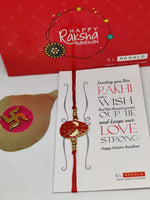 El Regalo Kids Rakhis- beautiful Kids Rakhis for Little Brother/Niece/Nephew with shagun, Rakhi Message Card in Rakhi Gift Box (Spiderman Rakhi)