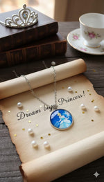 El Regalo Enchanted Tales Princess Pendant Necklace for Girls & Toddlers - Magical Character Jewelry for Birthdays, Parties & Gifting (Style-18)