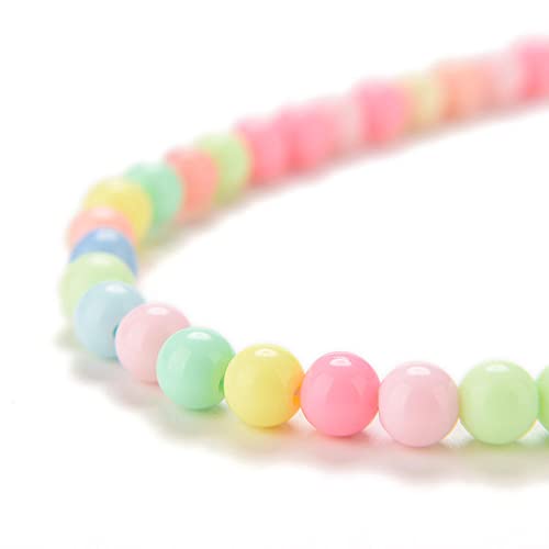 El Regalo 3Pairs Kids Necklace & Bracelet Jewelry Set Combo- Kids Colorful Jewelry Sets | Princess Colorful Acrylic Beads Stretch Necklace Bracelet Set for Kids Baby Toddler Girls (Set Option-5)