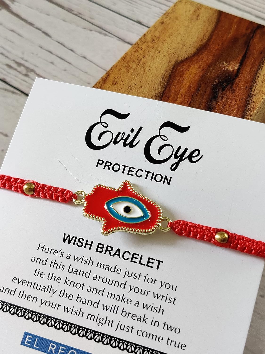 El Regalo Evil Eye Rakhi for brother Lucky Evil Eye Protection Rakhi for Bhaiya with shagun, Rakhi Card in Rakhi Gift Box
