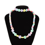 El Regalo Kids Jewelry | Colorful Stars Jewelry Set for Girls | Necklace Bracelet Set