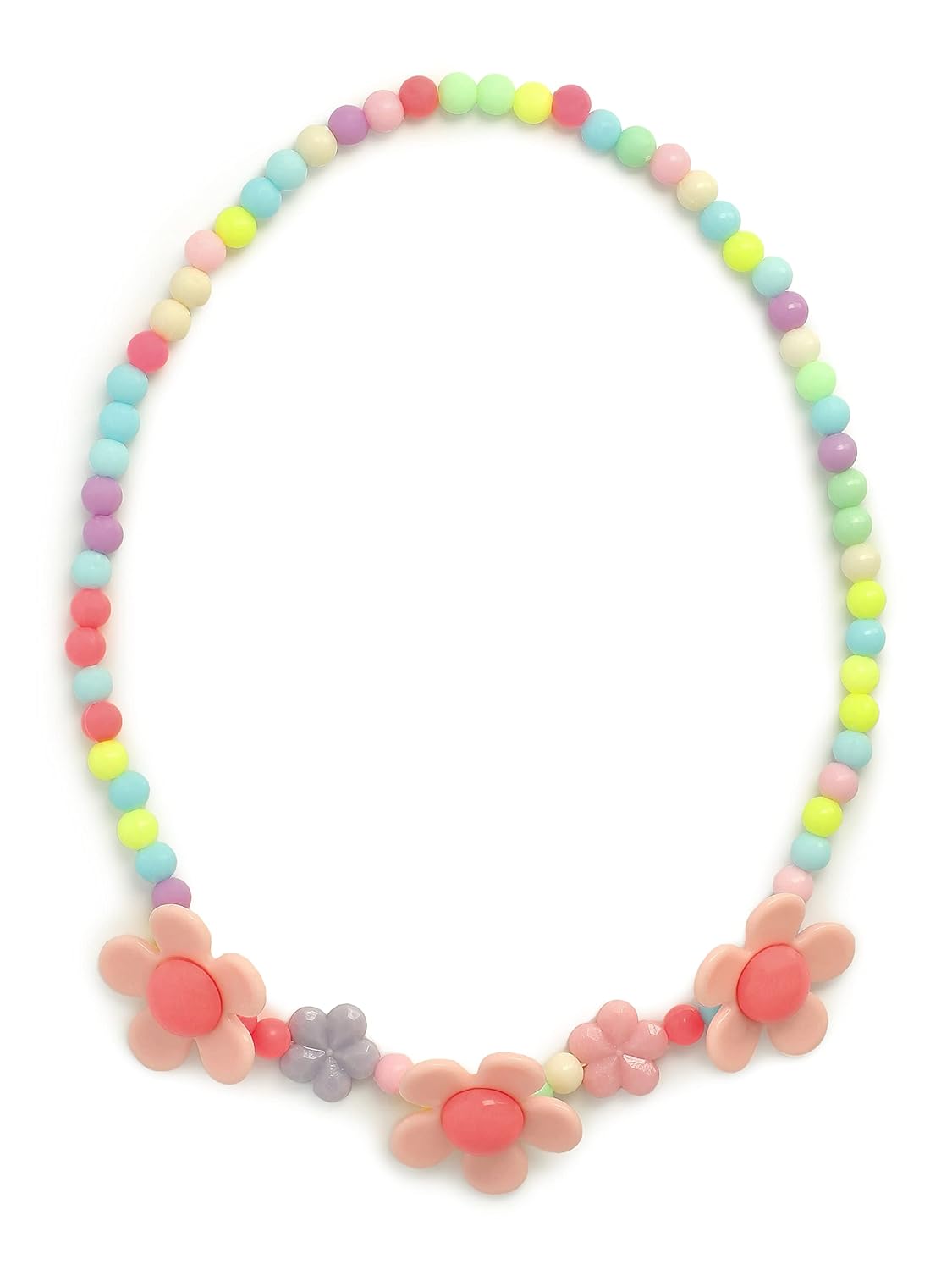 El Regalo 4 PCs Cute Kids Girls Jewelry Combo Sets - Kids Beads 2 Necklace & 2 Bracelets Jewelry Sets (Option- 6)