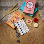 El Regalo 2 PCs Evil Eye Couple Rakhi Set for Bhaiya and Bhabhi- Bhaiya Bhabhi Luma Rakhi Set- Brother/Bhabhi Rakhi Combo For Unisex Adult
