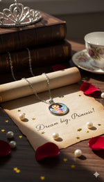 El Regalo Enchanted Tales Princess Pendant Necklace for Girls & Toddlers - Magical Character Jewelry for Birthdays, Parties & Gifting (Style-20)