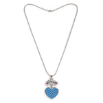 El Regalo 2 PCs Best Friend BFF Enamel Hearts Unisex Pendant Necklaces Set for Kids/Girls/Boys/Besties/Soul Sisters (Option-3)