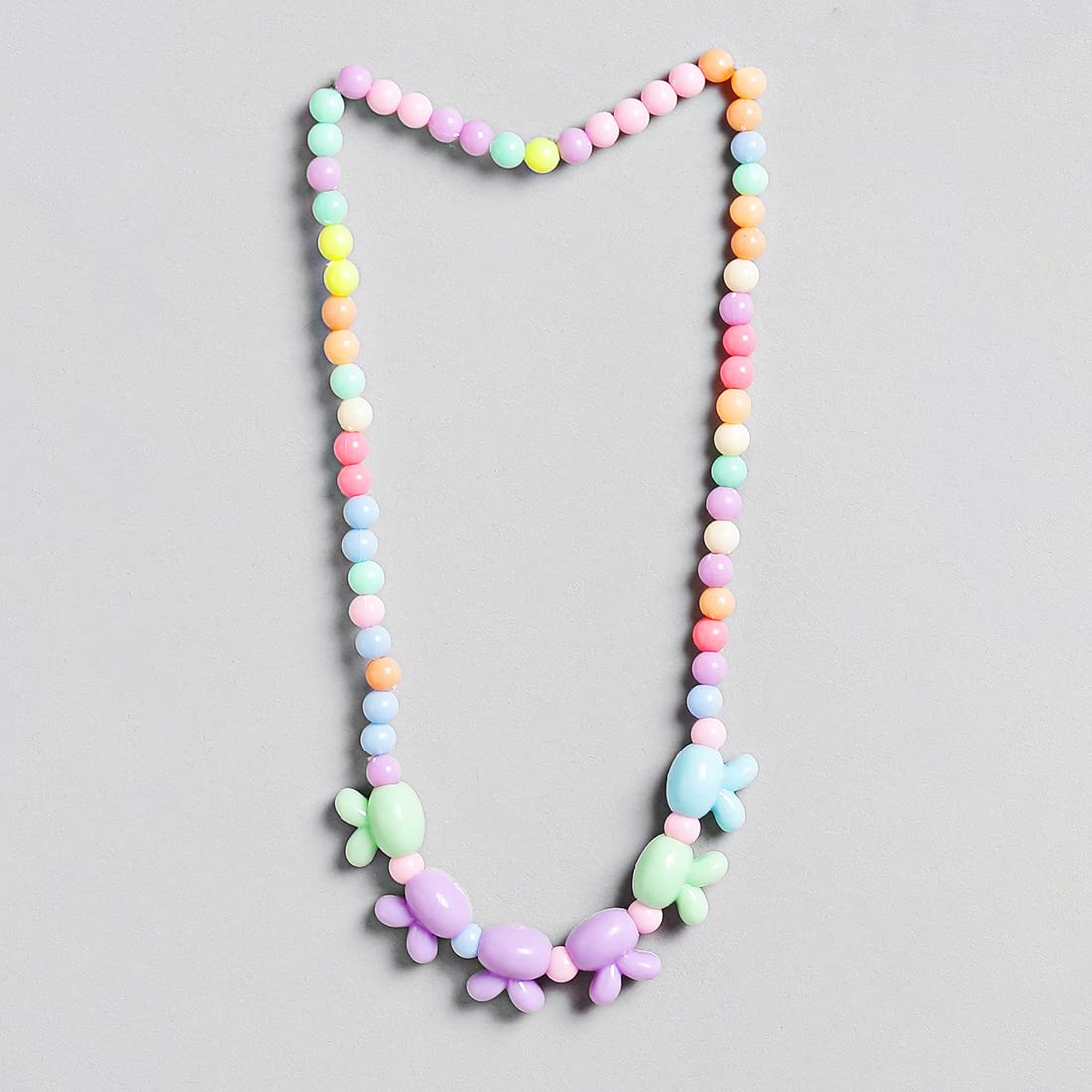 El Regalo 4 PCs Kids Beads Jewelry Combo Sets - Kids Beads 2 Necklace & 2 Bracelets Jewelry Sets for Girls & Toddlers (Option-2)