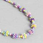 El Regalo Kids Girls Necklace & Earrings Jewelry Set- Girls Multicolored Beaded Princess Jewelry Set