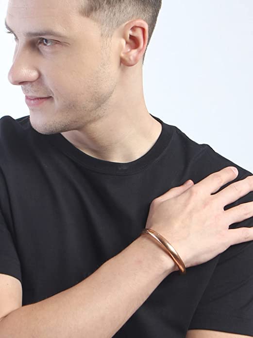 El Regalo 1 Copper OM Bracelet Rakhi for Brother/Bhai - Rakhi for Bhai with shagun, Rakhi Message Card in Rakhi Gift Box (Option-2)