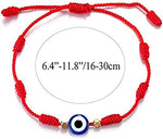 El Regalo Evil Eye Rakhi for Brother - Lucky Kabbalah Blue Turkish Evil Eye Rakhi for Bhaiya/Bhai/Brother/Nephew with shagun, Message Card in Rakhi Gift Box (Evil Eye Rakhi-Style 1)