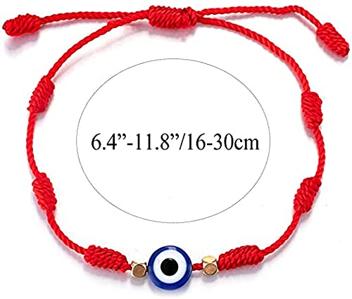El Regalo Evil Eye Rakhi for Brother - Lucky Kabbalah Blue Turkish Evil Eye Rakhi for Bhaiya/Bhai/Brother/Nephew with shagun, Message Card in Rakhi Gift Box (Evil Eye Rakhi-Style 1)
