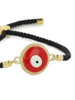 El Regalo Fancy 1PC Evil Eye Rakhi with Roli Chawal & Rakhi Message Card - Lucky Protection Rakhi to Avoid Negative Energies for Brother/Sister-in-Law/Niece or Nephew (Style-4)