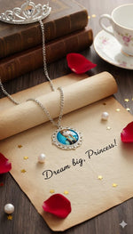 El Regalo Enchanted Tales Princess Pendant Necklace for Girls & Toddlers - Magical Character Jewelry for Birthdays, Parties & Gifting (Style-11)