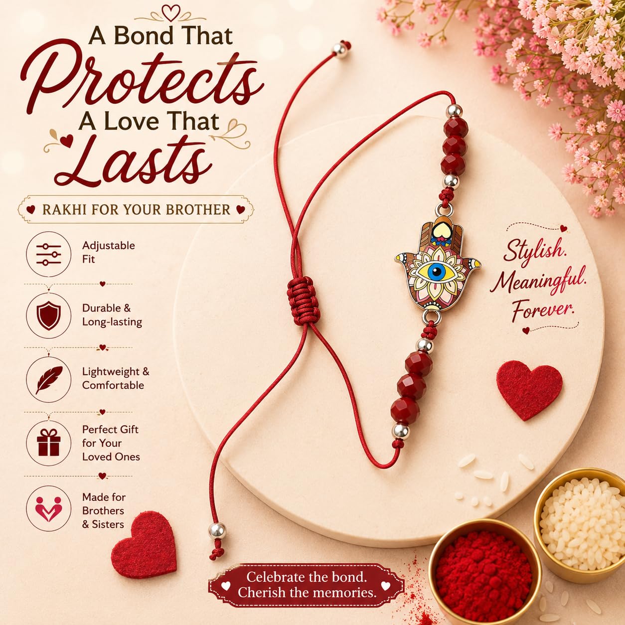 El Regalo Rakhi Combo Gift Set