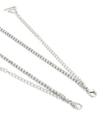 El Regalo 1 Pair Fancy Crystal Bow Bra Shoulder Straps- Beauty Back Shoulder Strap Bra Adjustable Shoulder Strap for Wedding/Party Gowns (Silver)