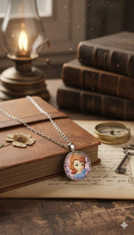 El Regalo Enchanted Tales Princess Pendant Necklace for Girls & Toddlers - Magical Character Jewelry for Birthdays, Parties & Gifting (Style-15)