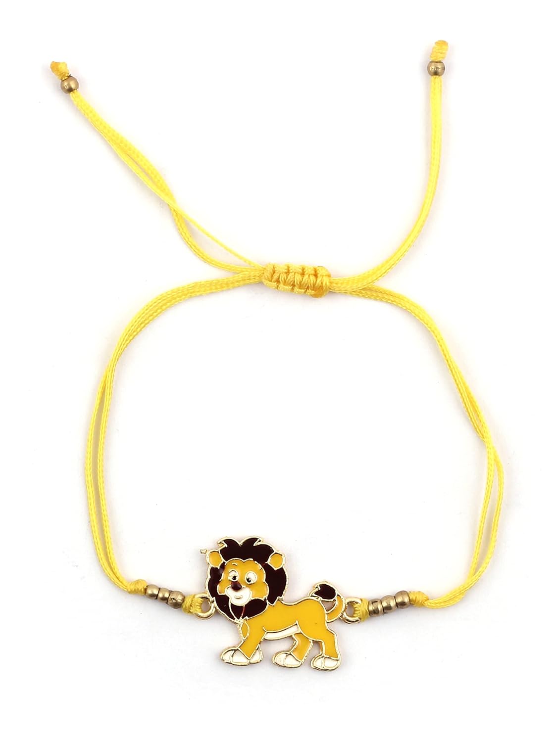 El Regalo 2 PCs Kids Rakhis Combo Set - beautiful 2 Kids Rakhis Set with shagun, Rakhi Message Card in Rakhi Gift Box for Little Brother/Niece/Nephew (Tiger & Minion Rakhi)