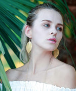 El Regalo Elegant Leaf Drop Dangle Earrings for Women & Girls - Nature Inspired Statement Earrings (Style-3)