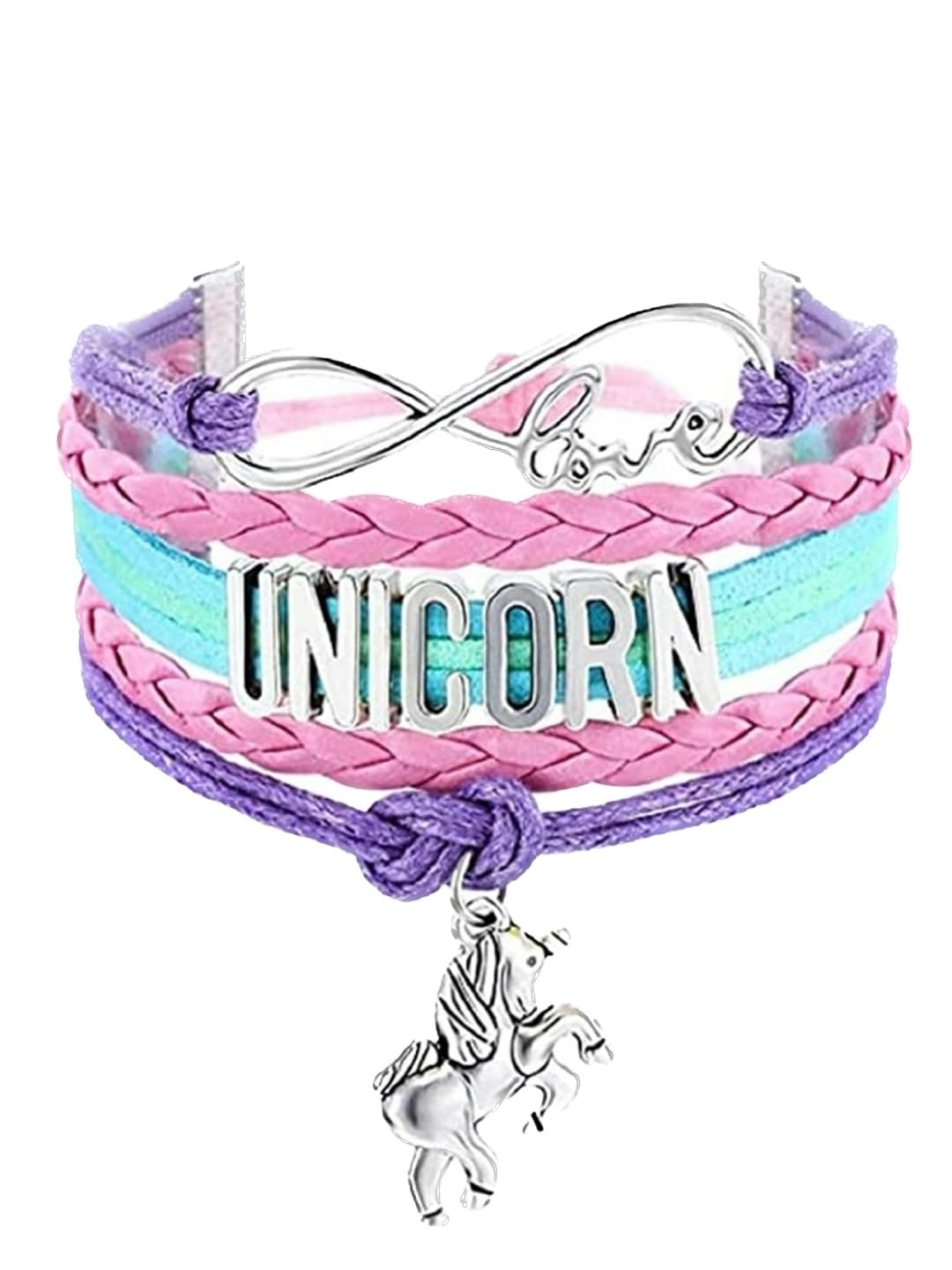 EL REGALO Boys Blue & Pink Wraparound Bracelet