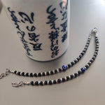 El Regalo Cute Evil Eye Nazaria Anklets cum Bracelet for Babies/Kids | Fancy Evil Eye Black & Silver Color Beads Anklets/Bracelet for Baby Girl & Boys (Evil Eye Nazariya Anklets/Bracelet)
