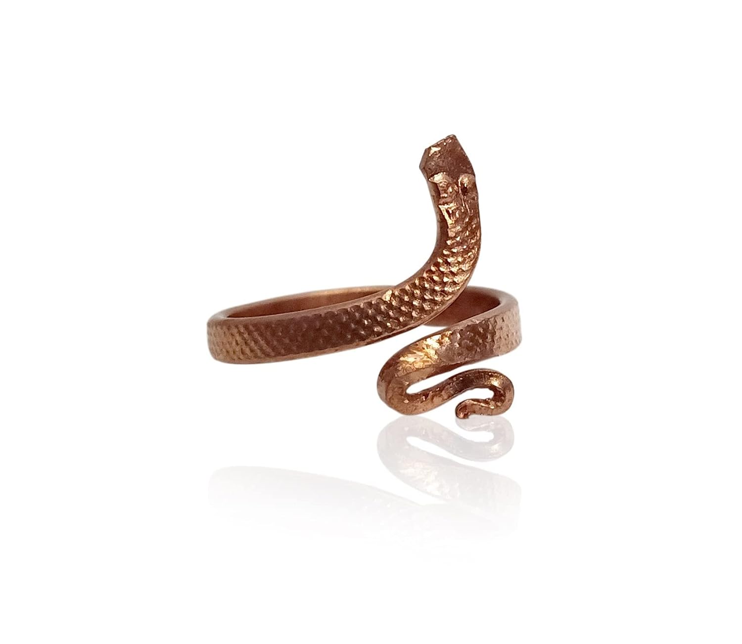 El Regalo Pure Copper Snake Ring- Spiritual/Healing Snake Ring for Kaal Sarp Dosh