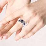 El Regalo Butterfly Stainless Steel Adjustable Ring for Girls & Women - Anti-Tarnish (Silver)