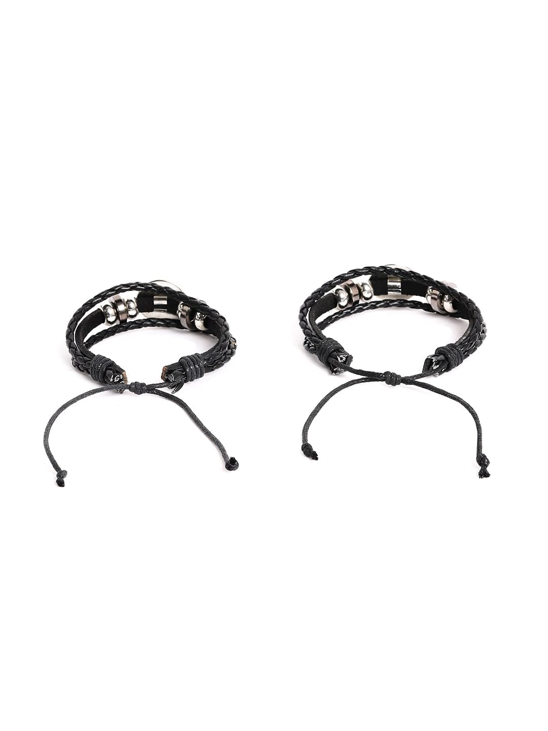 EL REGALO Kids Set Of 2 Alloy Wraparound Bracelet