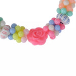 El Regalo Little Girls Necklace Bracelet Set | Kids/Toddlers Necklace, Bracelet Set - Beaded Necklace Bracelets for Toddlers Kids Colorful Princess Children Beads Necklace Jewelry Dress Up