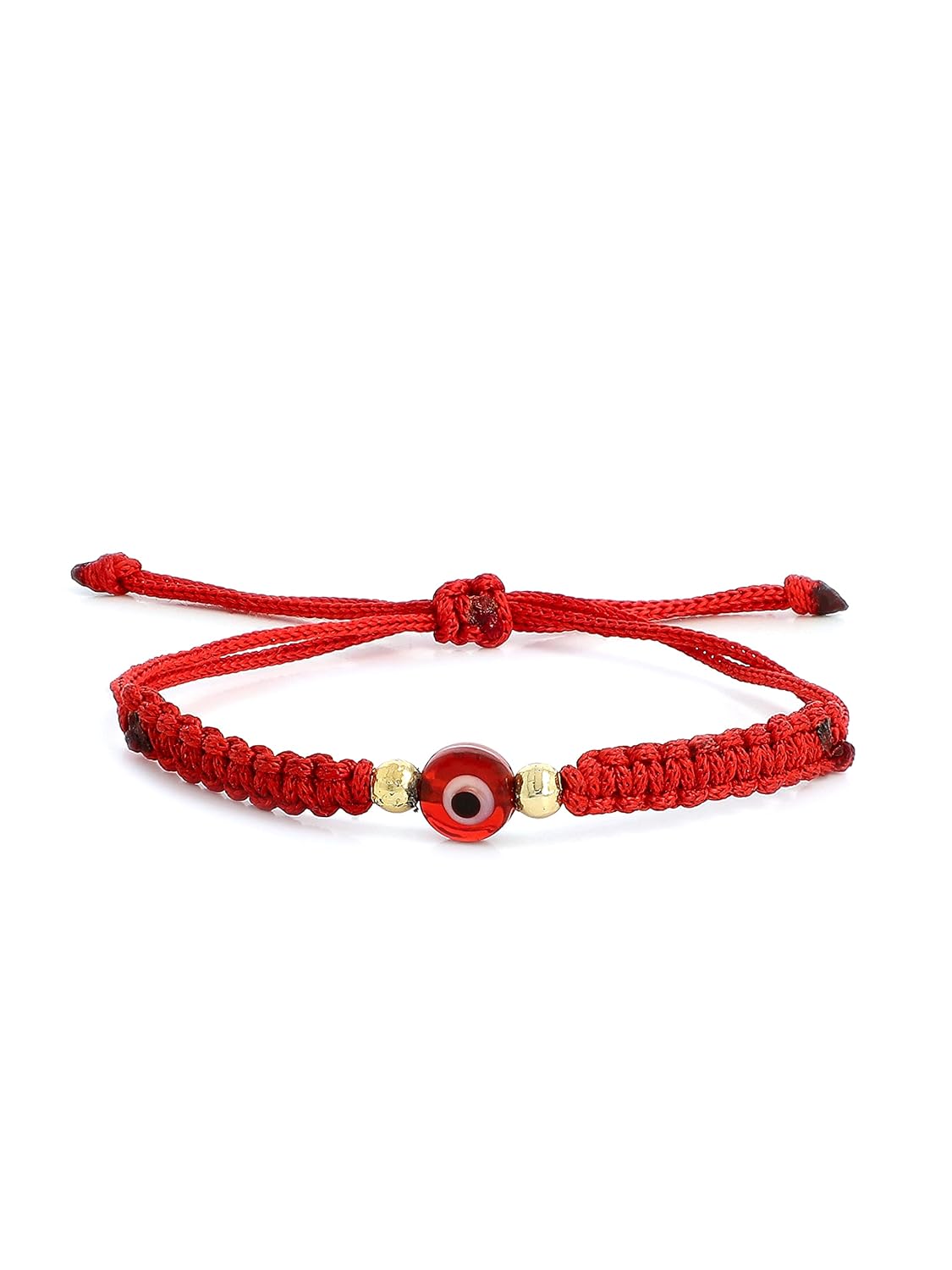 El Regalo Rakhi for Babies - beautiful Evil Eye Nazaria Rakhis for Little Brother/Niece/Nephew Rakhis for Kids/Babies/Toddlers (Red Round Evil Eye Kids Rakhi)
