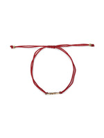 El Regalo 2PCs Unisex Evil Eye Adjustable Bracelet/Cum Anklet Set- Fancy Nazar Bracelet with CZ Crystal Butterfly & Hamsa Hand Charms (Can be worn as anklets by Girls & Women) (Red Butterfly)