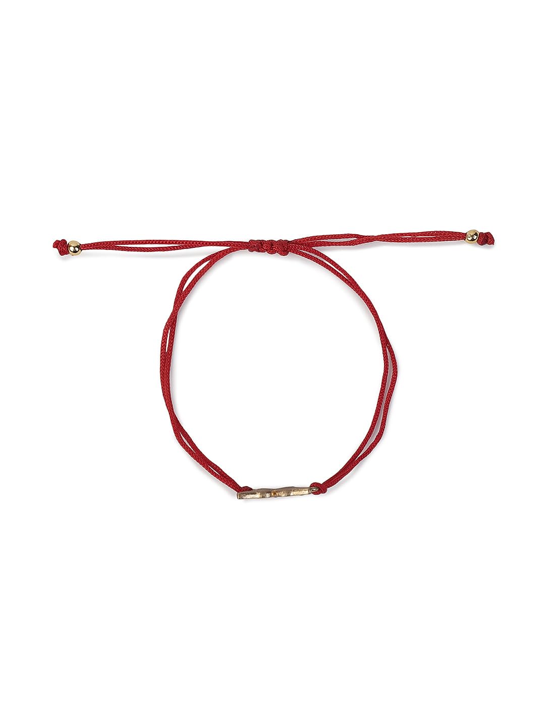 El Regalo 2PCs Unisex Evil Eye Adjustable Bracelet/Cum Anklet Set- Fancy Nazar Bracelet with CZ Crystal Butterfly & Hamsa Hand Charms (Can be worn as anklets by Girls & Women) (Red Butterfly)