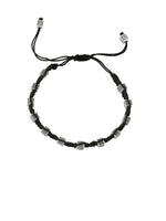 El Regalo Womens Silver-Plated & Black Thread Anklet