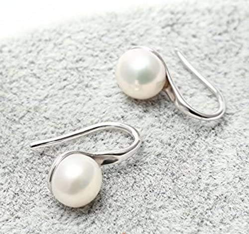 El Regalo Beautiful Rhodium Plated Tiny Pearl Drop Earring for Women and Girls (Small Pearl Earrings)