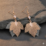 El Regalo Elegant Leaf Drop Dangle Earrings for Women & Girls - Nature Inspired Statement Earrings (Style-1)