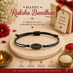 El Regalo 1PC Sports Balls Bracelet Rakhi for for Brother- Rakhi for Sports Lover Bhai with Roli-Chawal Shagun, Message Card in Gift Box for Kids/Adults (American Football)