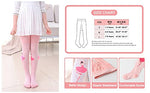 El Regalo Kids Girls Baby Ballet Dance Princess Tights Stockings Pantyhose | 1 pair | Princess Cotton Legging Stocking Pants Socks (Pink Large (7-9 Years))