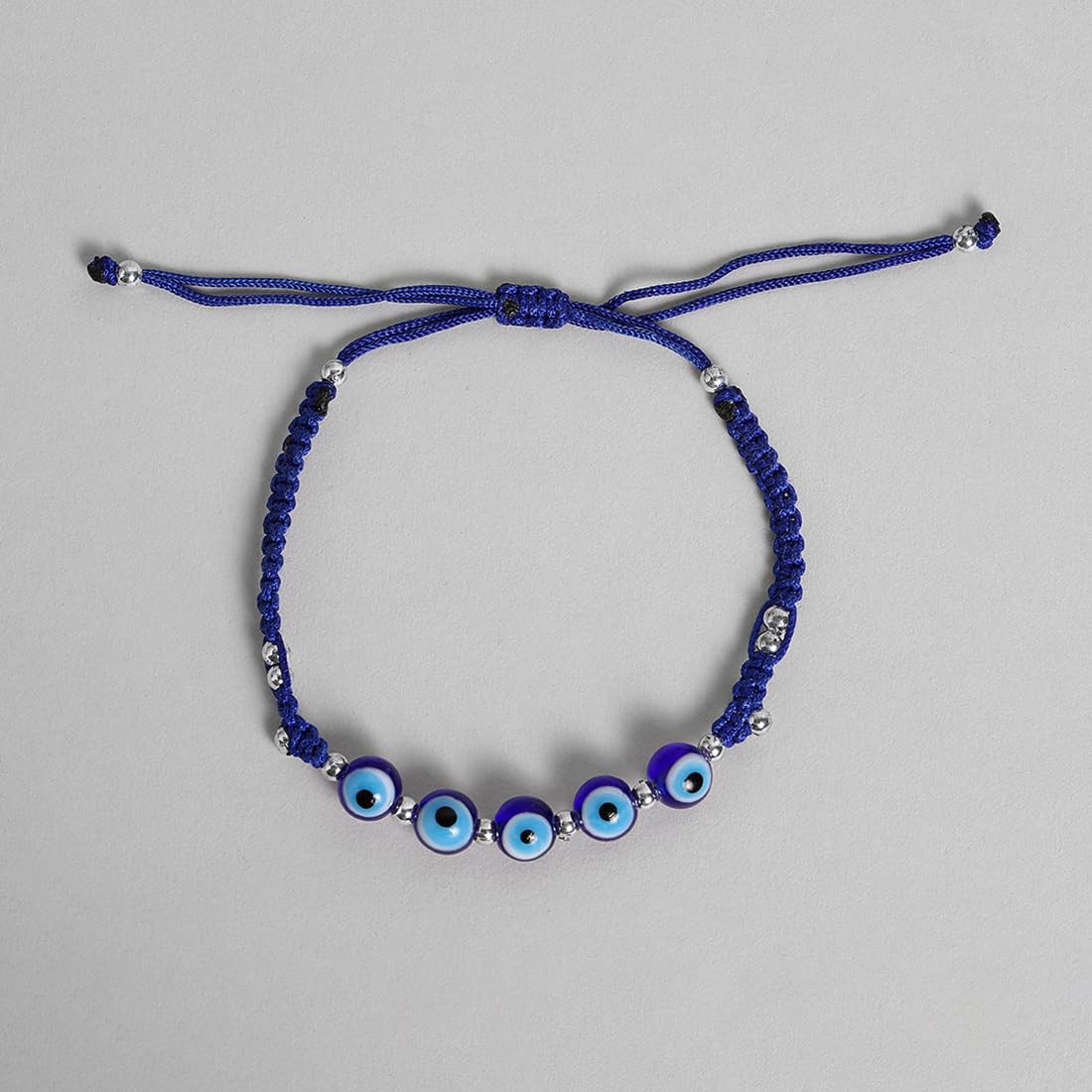 El Regalo 1 PC Evil Eye Handmade Rakhi for Brother- Rakhi Gift Box with 1 PC Evil Eye Beads Rakhi, Shagun Pack & Rakhi Message Card in Gift Box - Rakhi for Bhai/Bhabhi/Bhatija/Bhatiji (Style-2)