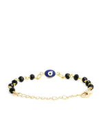 EL REGALO Kids Gold-Plated & Black Link Bracelet