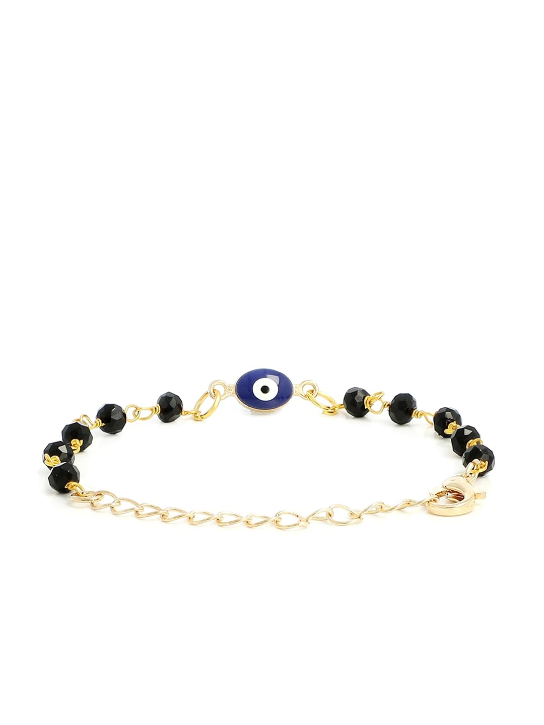 EL REGALO Kids Gold-Plated & Black Link Bracelet