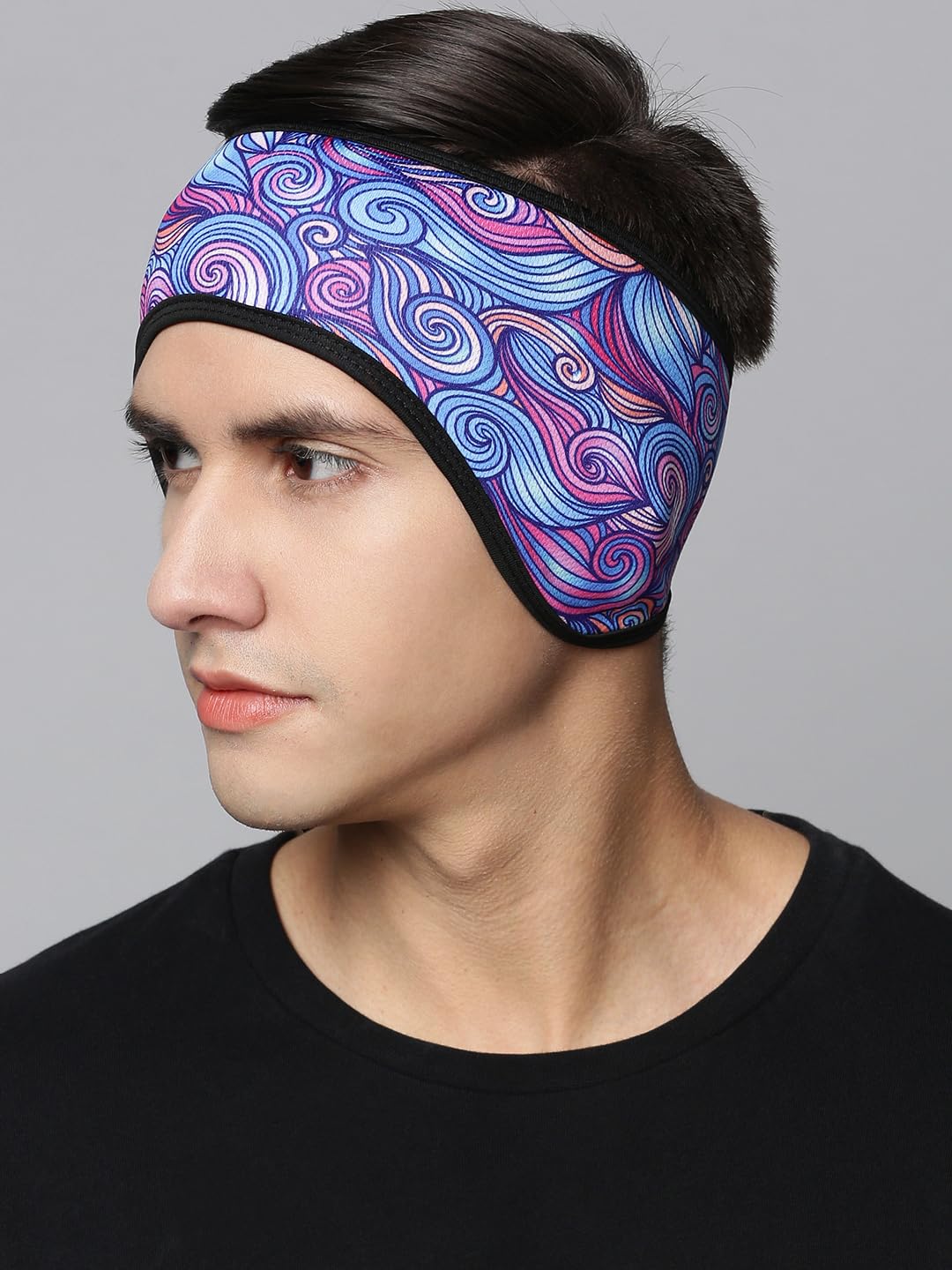 El Regalo 1 PC Winter Unisex Ear Warmer Headbands- Winter Earmuff Headbands for Adult Men, Women, Teens, Girls, Boys (Multi Wave)