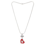 El Regalo 2 PCs Best Friend BFF Enamel Hearts Unisex Pendant Necklaces Set for Kids/Girls/Boys/Besties/Soul Sisters (Option-4)