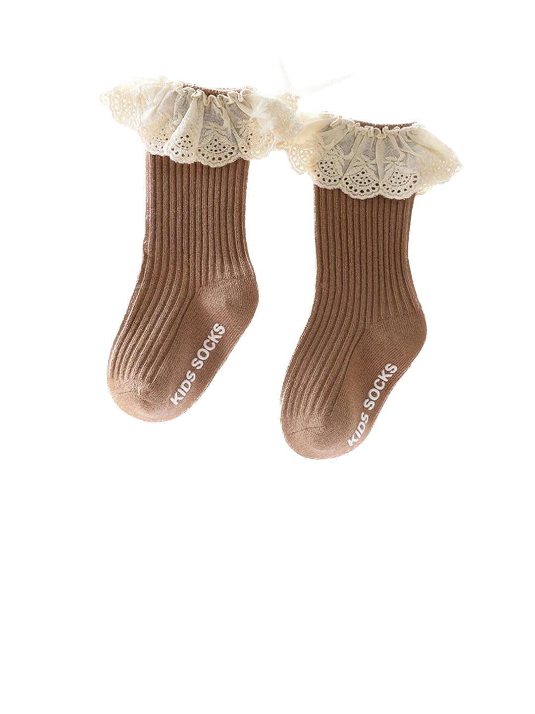 EL REGALO Girls Pack Of 4 Calf-Length Socks