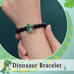 El Regalo Cute Dinosaur Rakhi for Brother- Unique Dinosaur Bracelet Rakhi for Bhai with Roli Chawal, Rakhi Message Card in Rakhi Gift Box (Black)