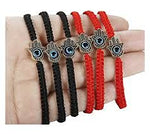 El Regalo 3 PCs Evil Eye Hamsa Hand Bracelets | Good Luck and Protection Evil Eye Hamsa Nazar Adjustable Unisex Bracelets for All (Hamsa Hand Bracelets)